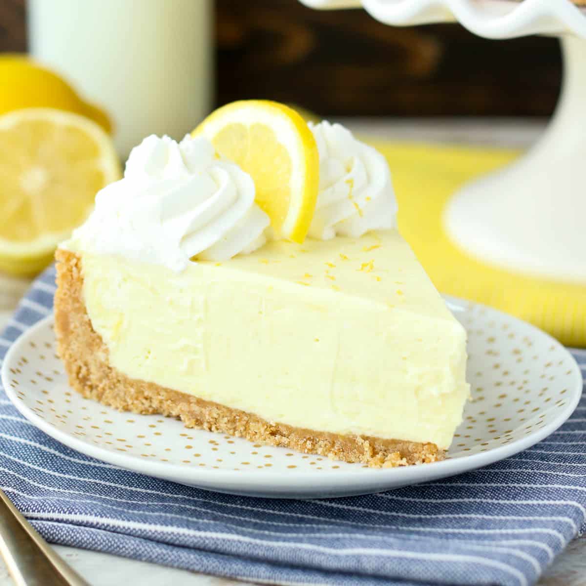 Easy No-Bake Lemon Cream Cheese Pie Recipe